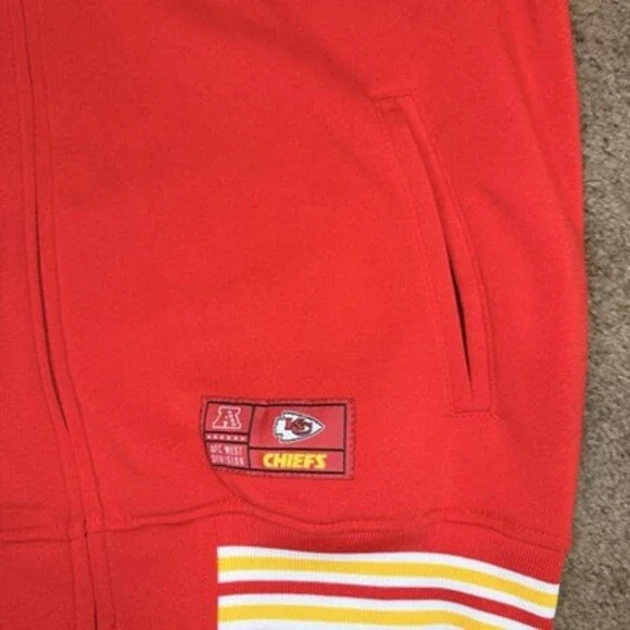NEW Ultra Game Men's Red NFL Kansas City Chiefs Jacket Size Medium $90 Retail - Picture 3 of 5